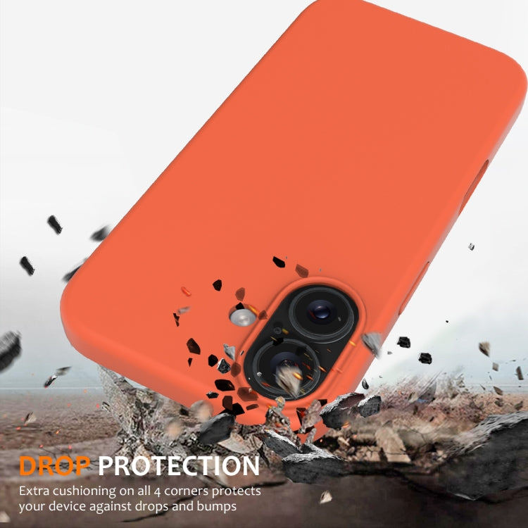 For iPhone 16 Plus Shockproof Silicone Magsafe Phone Case(Gold Orange) - iPhone 16 Plus Cases by PMC TechLife | Online Shopping South Africa | PMC TechLife | Buy Now Pay Later Mobicred