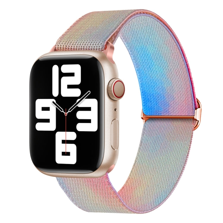 For Apple Watch 4 44mm Painted Pattern Nylon Replacement Watch Band(Symphony Aurora) - free shipping - PMc TechLife - Order now!