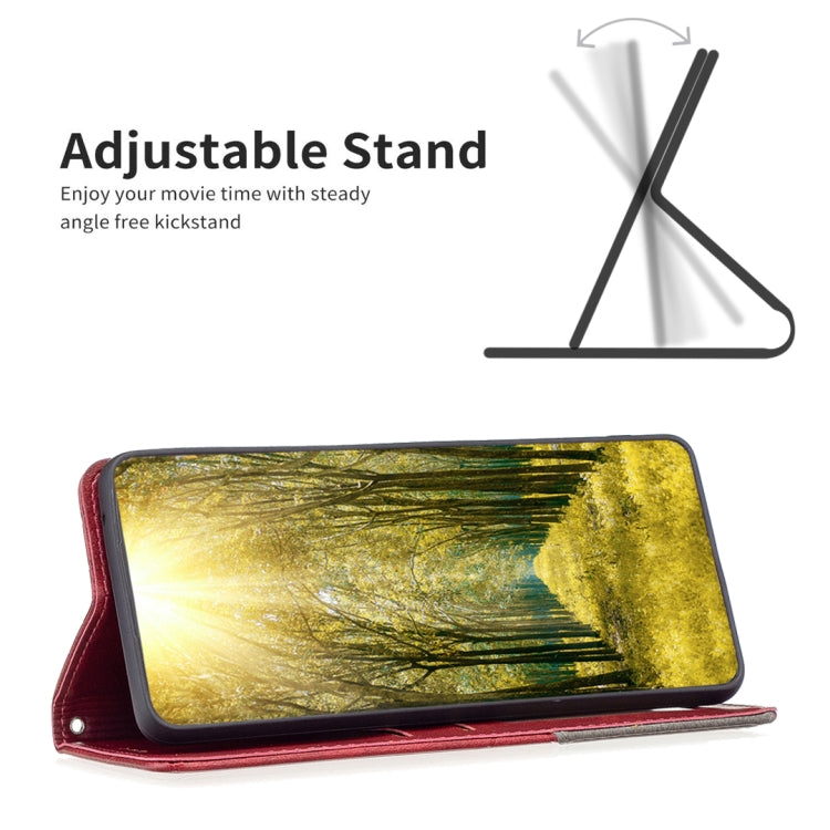 For Realme C53 Rhombus Texture Leather Phone Case(Red) - Realme Cases by PMC TechLife | Online Shopping South Africa | PMC TechLife | Buy Now Pay Later Mobicred