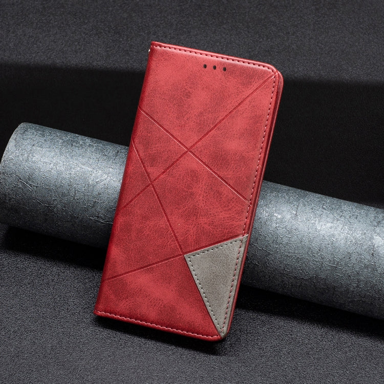 For Realme C53 Rhombus Texture Leather Phone Case(Red) - Realme Cases by PMC Jewellery | Online Shopping South Africa | PMC Jewellery | Buy Now Pay Later Mobicred