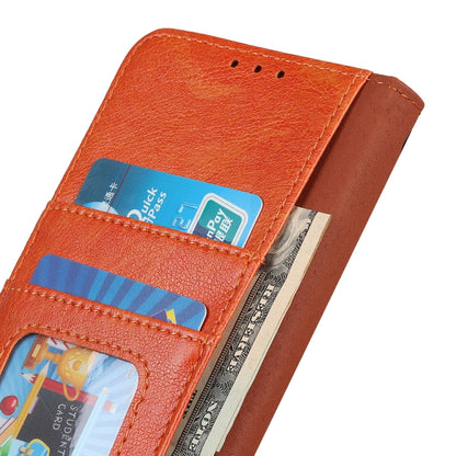 For OnePlus Nord 4E Global Nappa Texture Leather Phone Case(Orange) - OnePlus Cases by PMC Jewellery | Online Shopping South Africa | PMC Jewellery | Buy Now Pay Later Mobicred