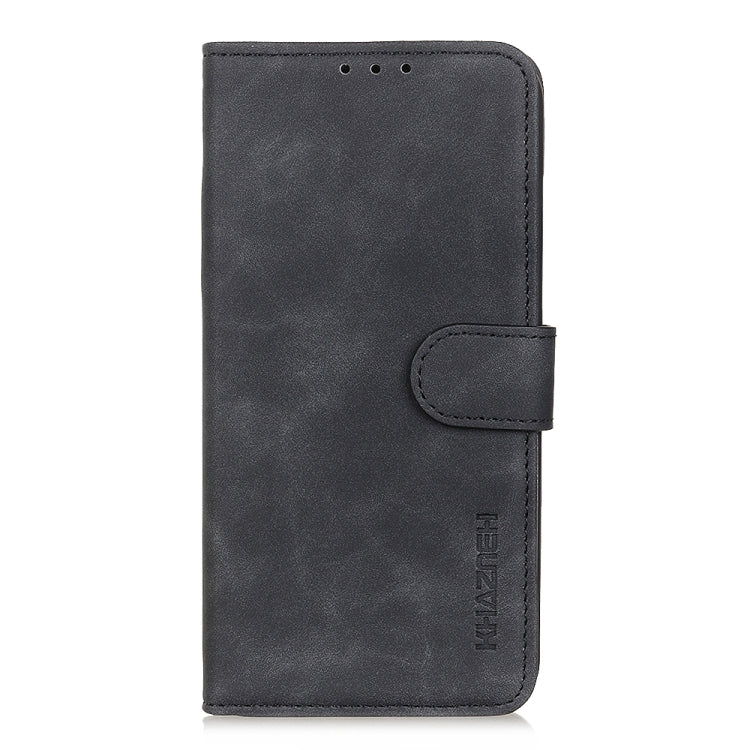 For Realme C67 4G KHAZNEH Retro Texture Leather Phone Case(Black) - C67 Cases by PMC Jewellery | Online Shopping South Africa | PMC Jewellery | Buy Now Pay Later Mobicred