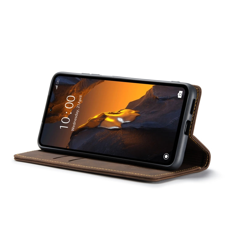 For Xiaomi Poco F5 5G/Redmi Note 12 Turbo 5G CaseMe 013 Multifunctional Horizontal Flip Leather Phone Case(Coffee) - Xiaomi Cases by CaseMe | Online Shopping South Africa | PMC Jewellery | Buy Now Pay Later Mobicred