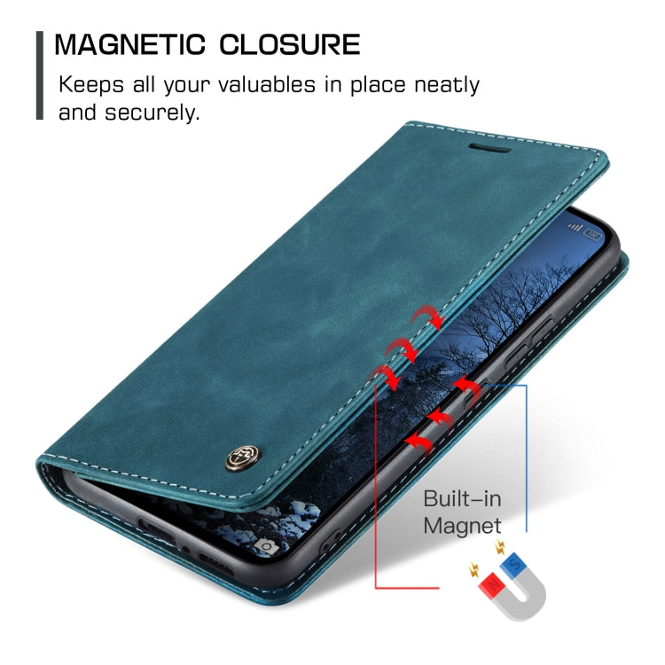 For Xiaomi Redmi Note 13 4G CaseMe 013 Multifunctional Horizontal Flip Leather Phone Case(Blue) - Xiaomi Cases by CaseMe | Online Shopping South Africa | PMC Jewellery | Buy Now Pay Later Mobicred