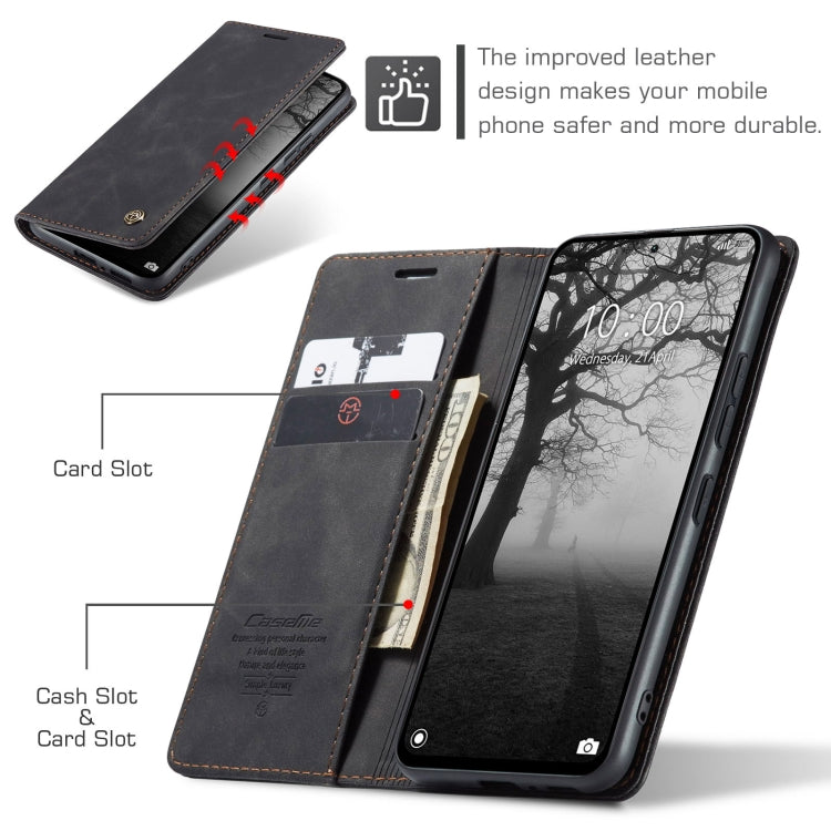 For Xiaomi Redmi Note 13 4G CaseMe 013 Multifunctional Horizontal Flip Leather Phone Case(Black) - Xiaomi Cases by CaseMe | Online Shopping South Africa | PMC Jewellery | Buy Now Pay Later Mobicred