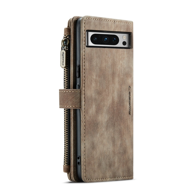 For Google Pixel 8 Pro CaseMe C30 Multifunctional Leather Phone Case(Brown) - free shipping - PMC Jewellery - Order now!