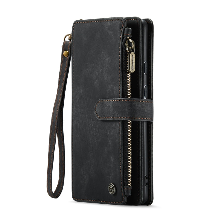 For Google Pixel 8a CaseMe C30 Multifunctional Leather Phone Case(Black) - Google Cases by CaseMe | Online Shopping South Africa | PMC Jewellery | Buy Now Pay Later Mobicred