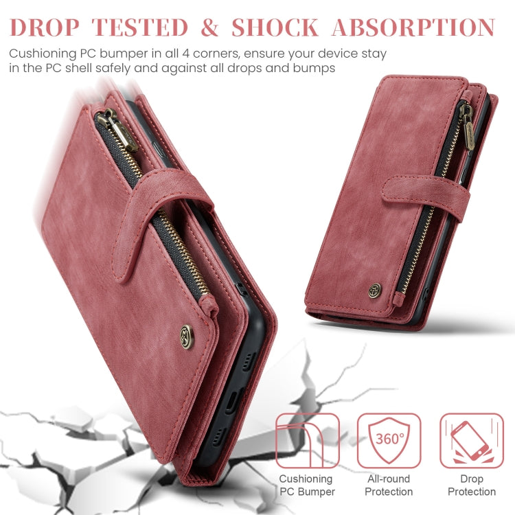 For Google Pixel 8a CaseMe C30 Multifunctional Leather Phone Case(Red) - free shipping - PMC Jewellery - Order now!