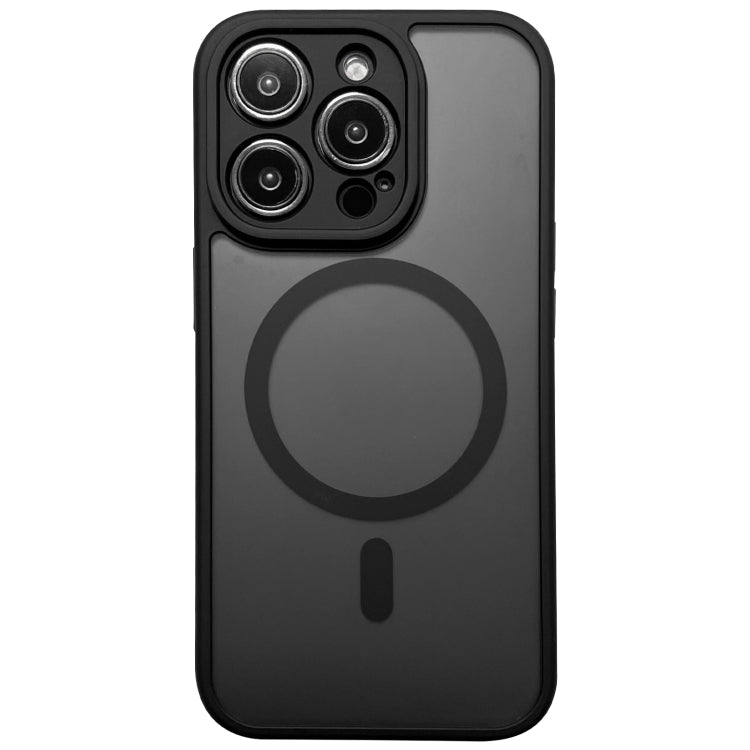 For iPhone 16 Pro MagSafe Magnetic TPU Hybrid PC Phone Case(Black) - iPhone 16 Pro Cases by PMC TechLife | Online Shopping South Africa | PMC TechLife | Buy Now Pay Later Mobicred