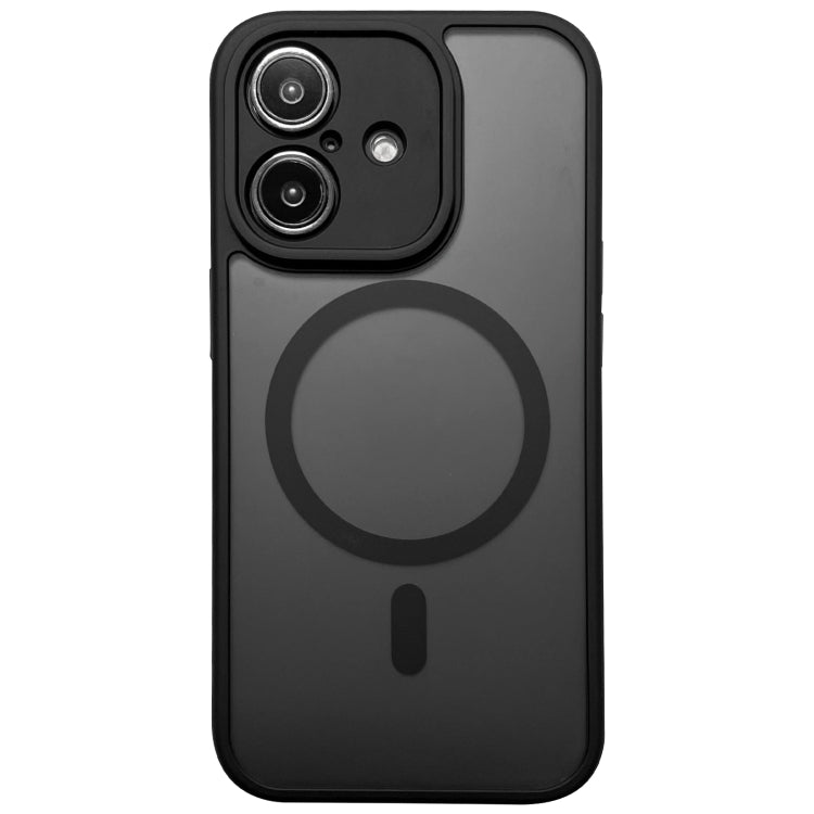 For iPhone 16 Plus MagSafe Magnetic TPU Hybrid PC Phone Case(Black) - iPhone 16 Plus Cases by PMC TechLife | Online Shopping South Africa | PMC TechLife | Buy Now Pay Later Mobicred