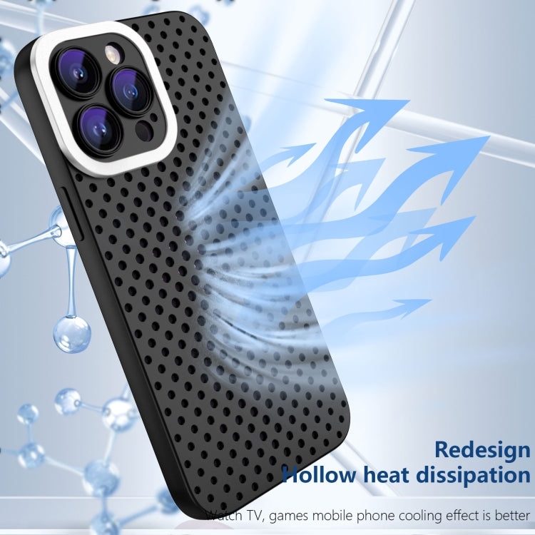 For iPhone 13 Pro Max Hollow Heat Dissipation TPU Phone Case(Black) - iPhone 13 Pro Max Cases by PMC TechLife | Online Shopping South Africa | PMC TechLife