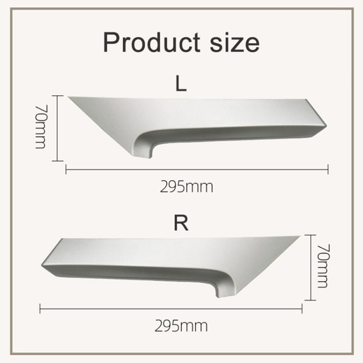 For Toyota Camry 2006-2011 Left-hand Drive Car Door Inside Handle Cover 74646-06080, Type:Left Front(Matte) - Door Handles by PMC TechLife | Online Shopping South Africa | PMC TechLife | Buy Now Pay Later Mobicred