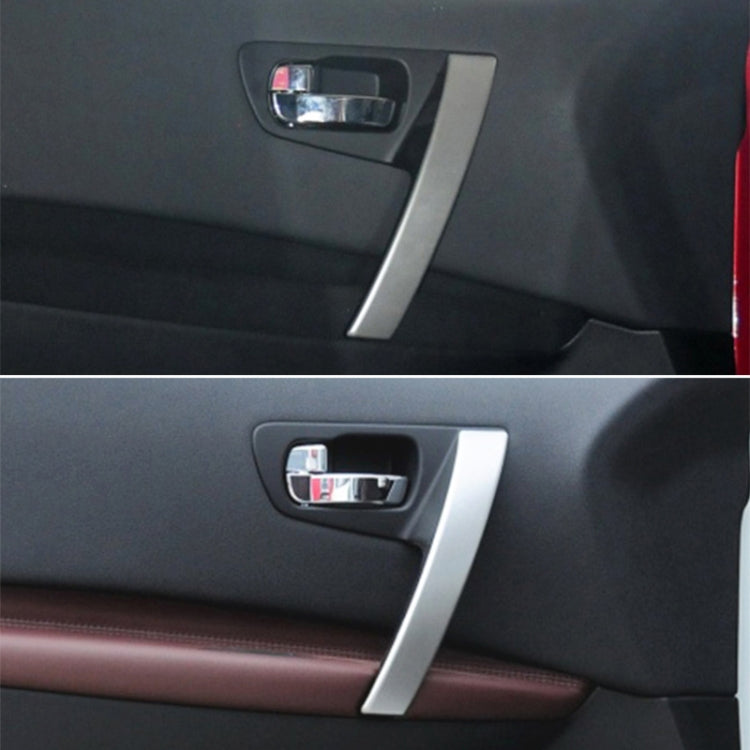 For Nissan Qashqai Left-Drive Car Door Inside Handle Cover, Type:Cover Left(Black) - Door Handles by PMC TechLife | Online Shopping South Africa | PMC TechLife | Buy Now Pay Later Mobicred