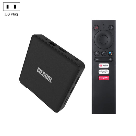MECOOL KM1 4K Ultra HD Smart Android 9.0 Amlogic S905X3 TV Box with Remote Controller, 4GB+64GB, Support Dual Band WiFi 2T2R/HDMI/TF Card/LAN, US Plug - Amlogic S905 by MECOOL | Online Shopping South Africa | PMC Jewellery | Buy Now Pay Later Mobicred