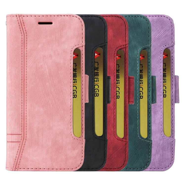 For iPhone 16 Pro Max BETOPNICE Dual-side Buckle Leather Phone Case(Pink) - iPhone 16 Pro Max Cases by BETOPNICE | Online Shopping South Africa | PMC TechLife | Buy Now Pay Later Mobicred