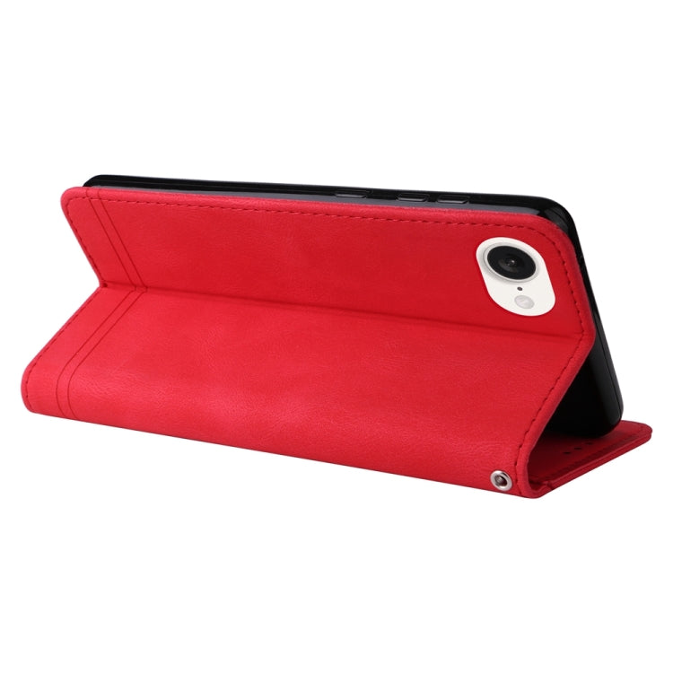 For iPhone 16e Skin Feel Life Tree Leather Phone Case(Red) - iPhone 16e Cases by PMC TechLife | Online Shopping South Africa | PMC TechLife | Buy Now Pay Later Mobicred
