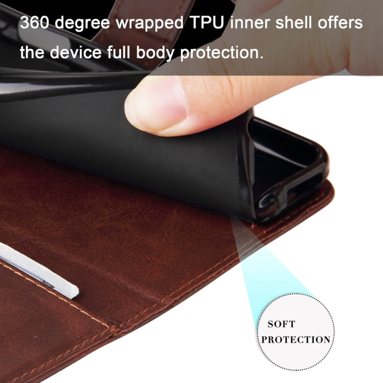 For iPhone 16e Fashion Calf Texture Zipper Leather Phone Case(Brown) - iPhone 16e Cases by PMC TechLife | Online Shopping South Africa | PMC TechLife | Buy Now Pay Later Mobicred