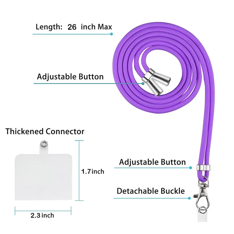 For Google Pixel 9 Pro XL Electroplating IMD TPU Phone Case with Lanyard(Purple Flower) - Google Cases by PMC TechLife | Online Shopping South Africa | PMC TechLife | Buy Now Pay Later Mobicred
