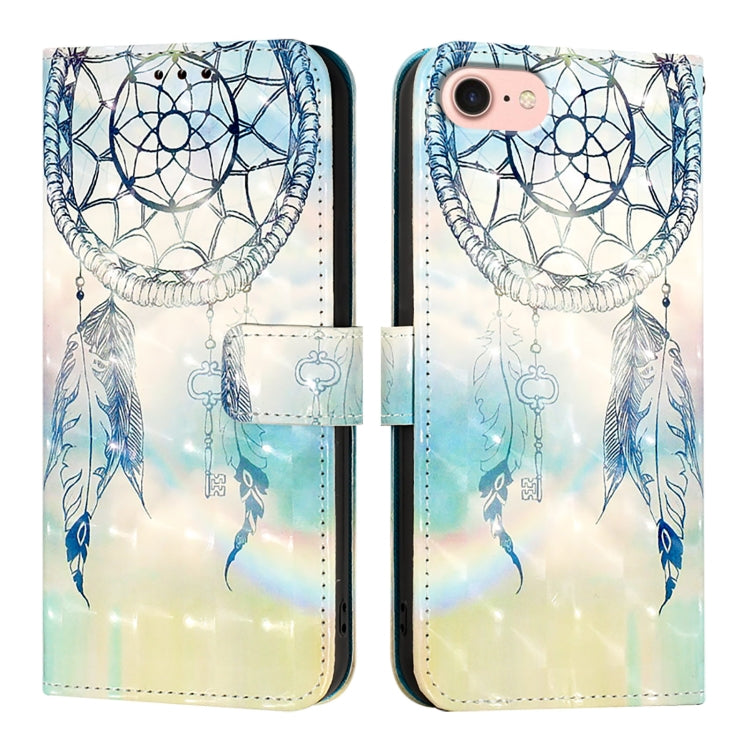For iPhone SE 2024 3D Painting Horizontal Flip Leather Phone Case(Dream Wind Chimes) - More iPhone Cases by PMC Jewellery | Online Shopping South Africa | PMC Jewellery | Buy Now Pay Later Mobicred