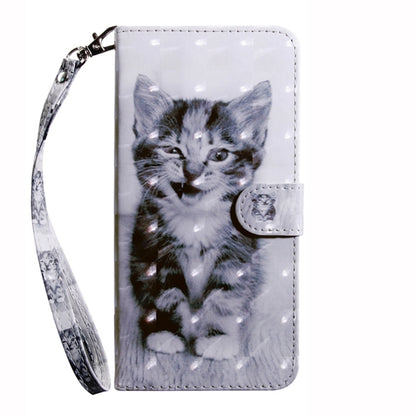 For Google Pixel 9 Pro 3D Painted Pattern Leather Phone Case(Smile Cat) - Google Cases by PMC Jewellery | Online Shopping South Africa | PMC Jewellery | Buy Now Pay Later Mobicred