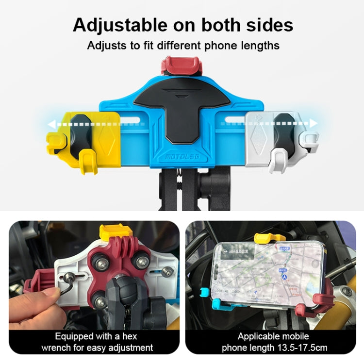 MOTOSLG Crab Motorcycle Phone Clamp Bracket U-Type Headbar Mount(Black) - free shipping - PMC TechLife - Order now!