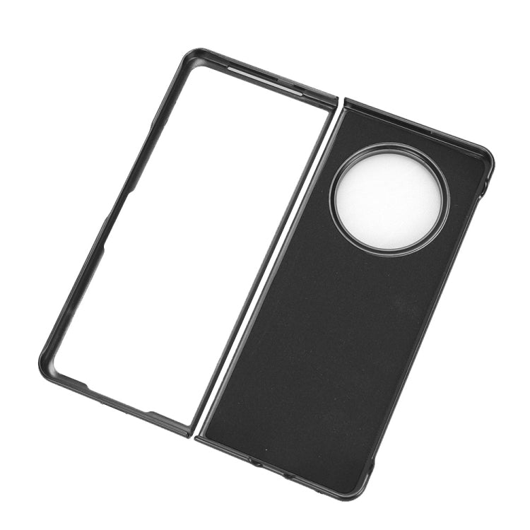 For Tecno Phantom V Fold Cow Pattern Sewing Back Cover Phone Case(Black) - free shipping - PMC TechLife - Order now!