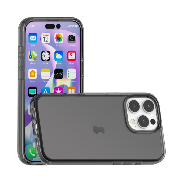 For iPhone 16 Pro Max Shockproof Terminator Transparent Phone Case(Grey) - iPhone 16 Pro Max Cases by PMC TechLife | Online Shopping South Africa | PMC TechLife | Buy Now Pay Later Mobicred