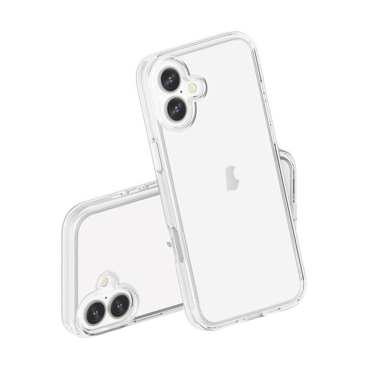 For iPhone 16 Plus Shockproof Terminator Transparent Phone Case(Transparent) - iPhone 16 Plus Cases by PMC TechLife | Online Shopping South Africa | PMC TechLife | Buy Now Pay Later Mobicred