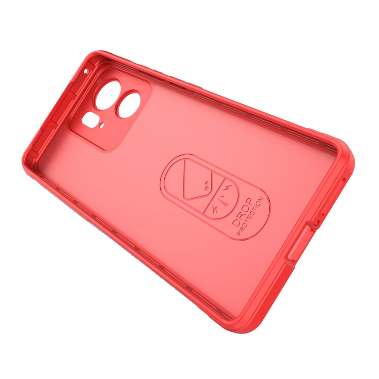 For Motorola Edge 40 5G Magic Shield TPU + Flannel Phone Case(Purple) - Motorola Cases by PMC TechLife | Online Shopping South Africa | PMC TechLife | Buy Now Pay Later Mobicred