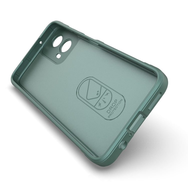 For Motorola Moto G34 5G Magic Shield TPU + Flannel Phone Case(Red) - Motorola Cases by PMC TechLife | Online Shopping South Africa | PMC TechLife | Buy Now Pay Later Mobicred
