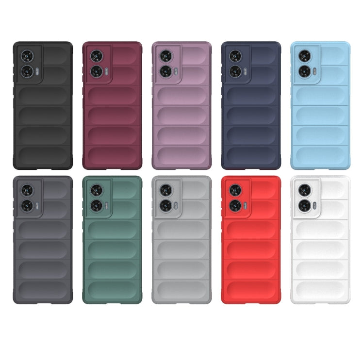For Motorola Edge 50 Fusion 5G Global Magic Shield TPU + Flannel Phone Case(Black) - free shipping - PMC TechLife - Order now!