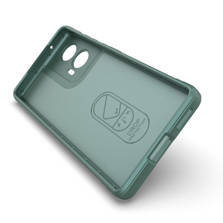 For Motorola Edge 50 Fusion 5G Global Magic Shield TPU + Flannel Phone Case(Red) - free shipping - PMC TechLife - Order now!