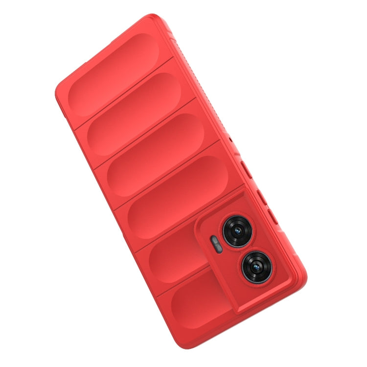 For Motorola Edge 50 Fusion 5G Global Magic Shield TPU + Flannel Phone Case(Red) - free shipping - PMC TechLife - Order now!