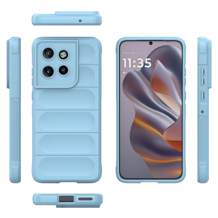 For Motorola Edge 50 Neo Magic Shield TPU + Flannel Phone Case(Light Blue) - free shipping - PMC TechLife - Order now!