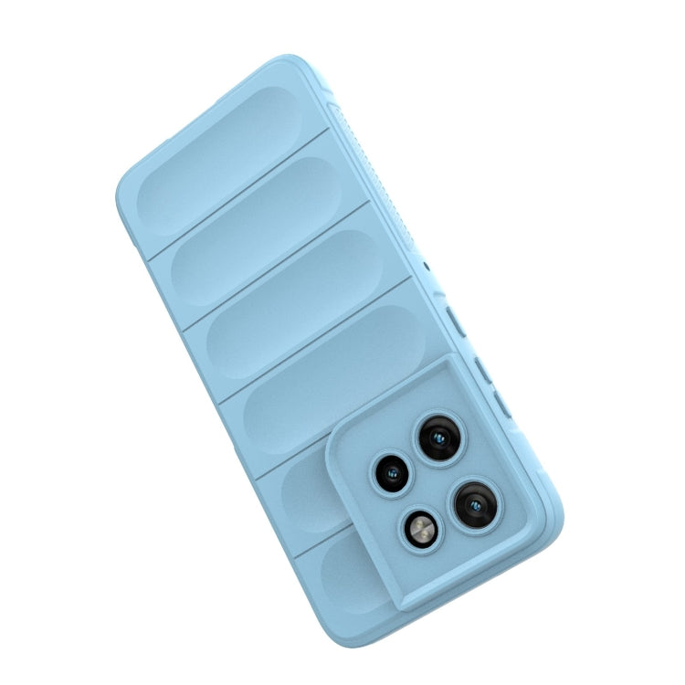 For Motorola Edge 50 Neo Magic Shield TPU + Flannel Phone Case(Light Blue) - free shipping - PMC TechLife - Order now!