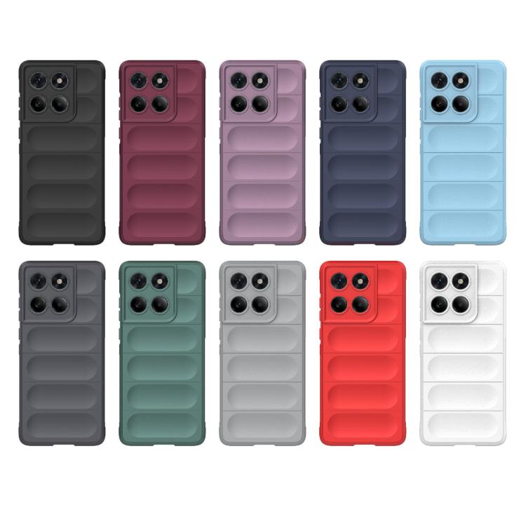 For Motorola Edge 60 Fusion 5G Global Magic Shield TPU + Flannel Phone Case(Grey) - free shipping - PMC TechLife - Order now!