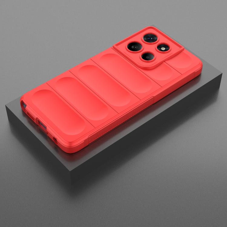For Motorola Edge 60 Stylus 5G Global Magic Shield TPU + Flannel Phone Case(Red) - free shipping - PMC TechLife - Order now!