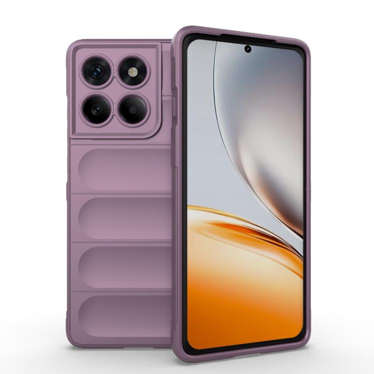 For Motorola Edge 60 Pro 5G Magic Shield TPU + Flannel Phone Case(Purple) - free shipping - PMC TechLife - Order now!