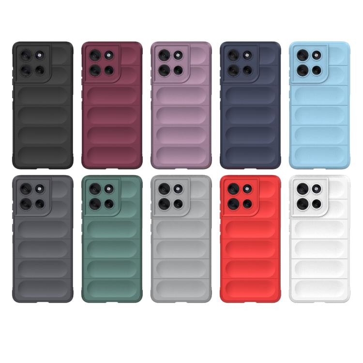 For Motorola Moto G86 5G Magic Shield TPU + Flannel Phone Case(Black) - free shipping - PMC TechLife - Order now!