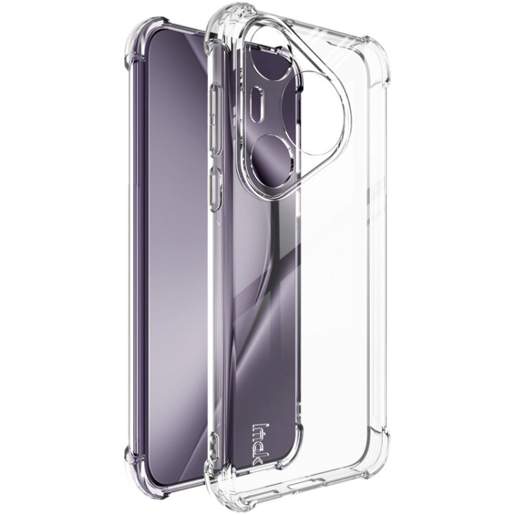 For Huawei Pura 70 Pro / 70 Pro+ imak Shockproof Airbag TPU Phone Case(Transparent) - Huawei Cases by imak | Online Shopping South Africa | PMC Jewellery | Buy Now Pay Later Mobicred