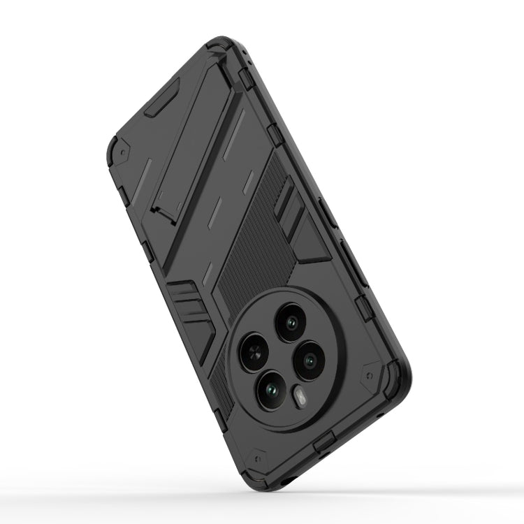 For Realme 12+ 5G Global Punk Armor 2 in 1 PC + TPU Phone Case with Holder(Green) - Realme Cases by PMC TechLife | Online Shopping South Africa | PMC TechLife | Buy Now Pay Later Mobicred