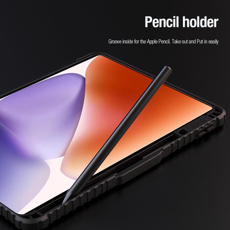 For Xiaomi Pad 7 / Pad 7 Pro NILLKIN Bumper Pro Camshield Tablet Leather Case(Black) - More Tablet Cases by NILLKIN | Online Shopping South Africa | PMc TechLife | Buy Now Pay Later Mobicred