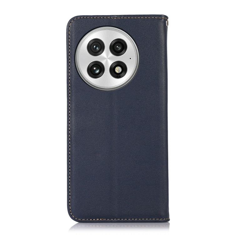 For OnePlus Nord 13 KHAZNEH Nappa Top Layer Cowhide Leather Phone Case(Blue) - OnePlus Cases by PMC TechLife | Online Shopping South Africa | PMC TechLife | Buy Now Pay Later Mobicred
