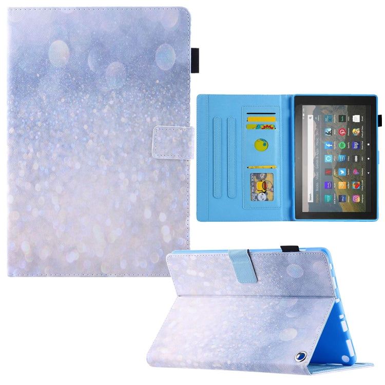 For Amazon Fire Max 11 2023 Colored Drawing Smart Leather Tablet Case(Sparkling Sand) - Amazon by PMC TechLife | Online Shopping South Africa | PMC TechLife | Buy Now Pay Later Mobicred