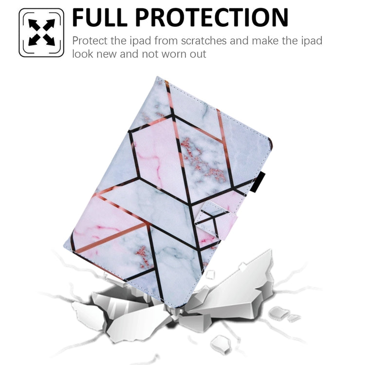 For Amazon Fire Max 11 2023 Colored Drawing Leather Smart Tablet Case(Grid) - Amazon by PMC TechLife | Online Shopping South Africa | PMC TechLife | Buy Now Pay Later Mobicred