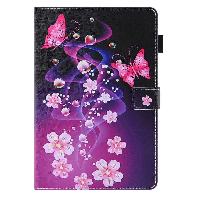 For Amazon Fire Max 11 2023 Colored Drawing Leather Smart Tablet Case(Dual Pink Butterflies) - Amazon by PMC TechLife | Online Shopping South Africa | PMC TechLife | Buy Now Pay Later Mobicred