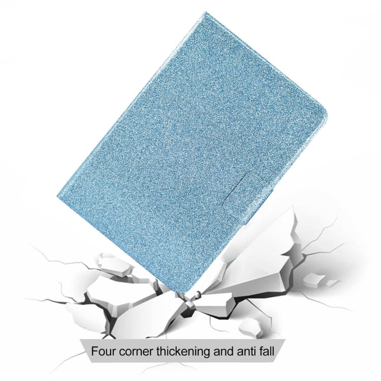 For Amazon Fire Max 11 2023 Glitter Powder Smart Leather Tablet Case(Blue) - Amazon by PMC TechLife | Online Shopping South Africa | PMC TechLife | Buy Now Pay Later Mobicred