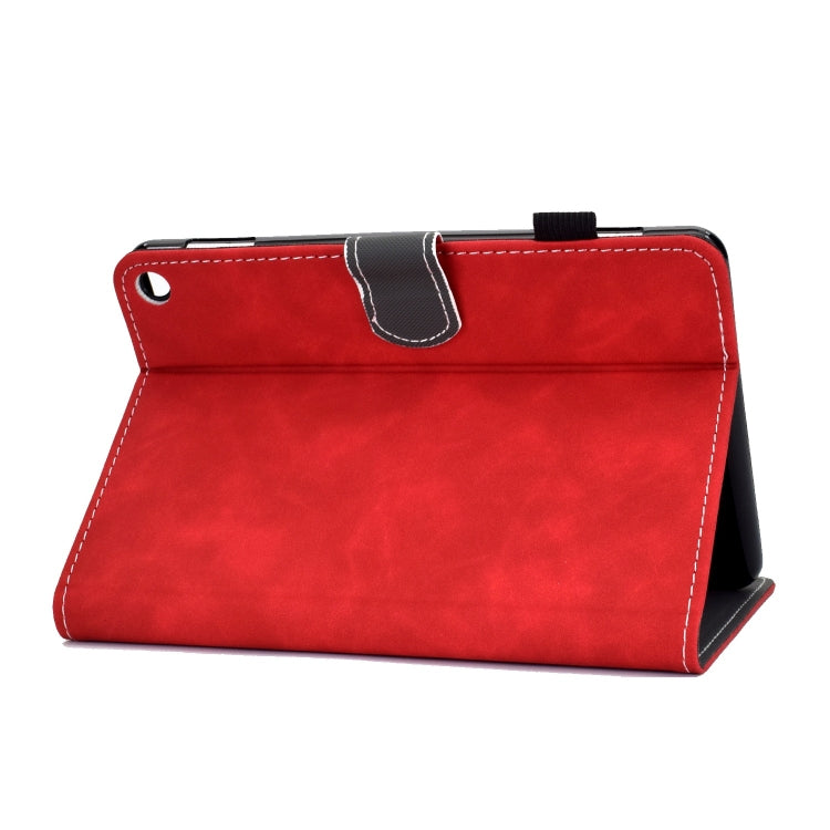 For Amazon Fire Max 11 2023 Cowhide Texture Smart Leather Tablet Case(Red) - Amazon by PMC TechLife | Online Shopping South Africa | PMC TechLife | Buy Now Pay Later Mobicred