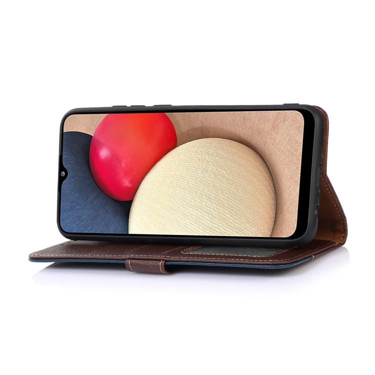 For iPhone 17 KHAZNEH Litchi Texture Leather RFID Phone Case(Brown) - free shipping - PMc TechLife - Order now!