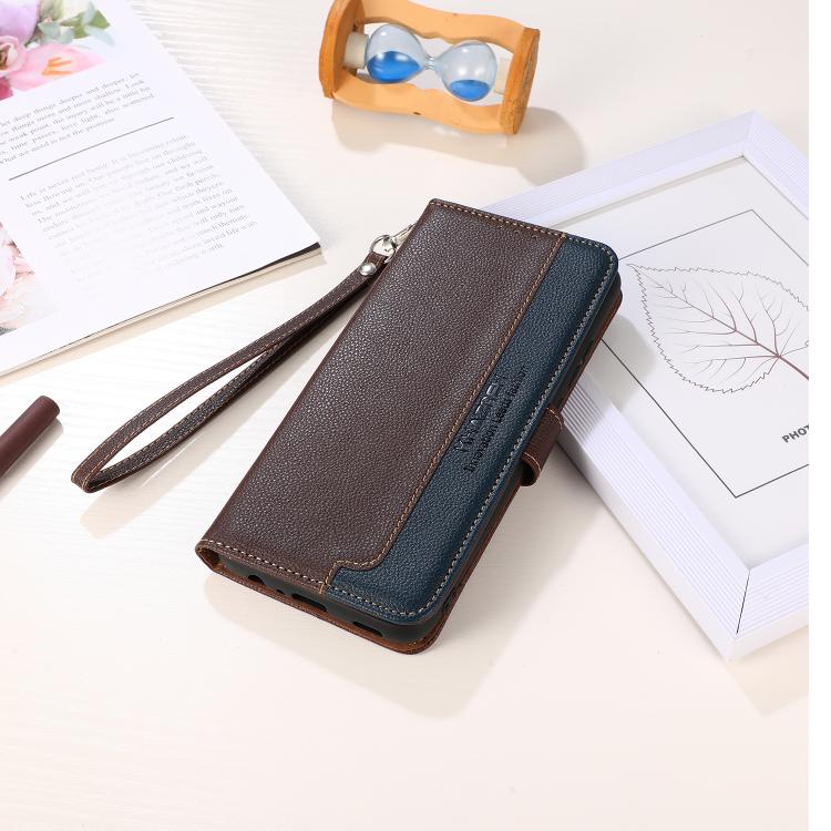 For iPhone 17 Pro KHAZNEH Litchi Texture Leather RFID Phone Case(Brown) - free shipping - PMc TechLife - Order now!